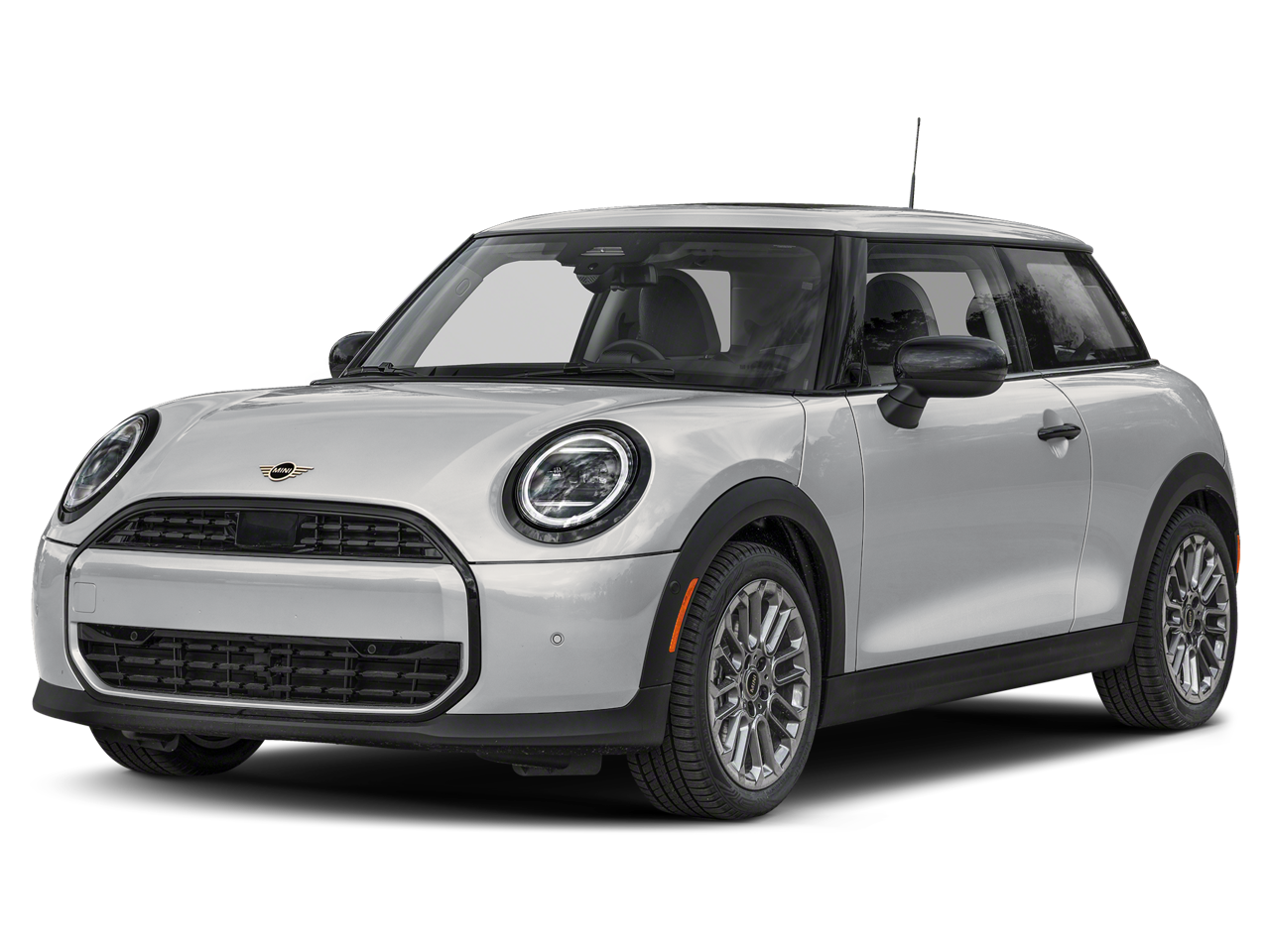 2026 MINI 2 DOOR SIGNATURE PLUS in Melting Silver III Metallic — front three-quarter view