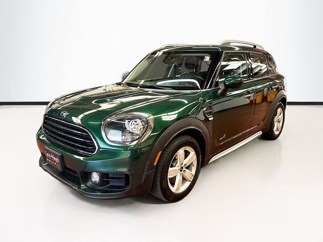 2018 MINI COUNTRYMAN Cooper in British Racing Green Metallic — front three-quarter view
